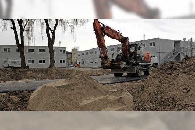 Container-Unterkunft in Btzingen