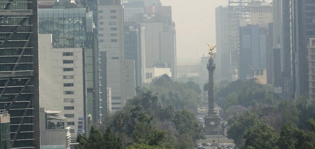 Im  Mrz riefen die Behrden in Mexiko-Stadt  den Umweltnotstand aus.    | Foto: dpa