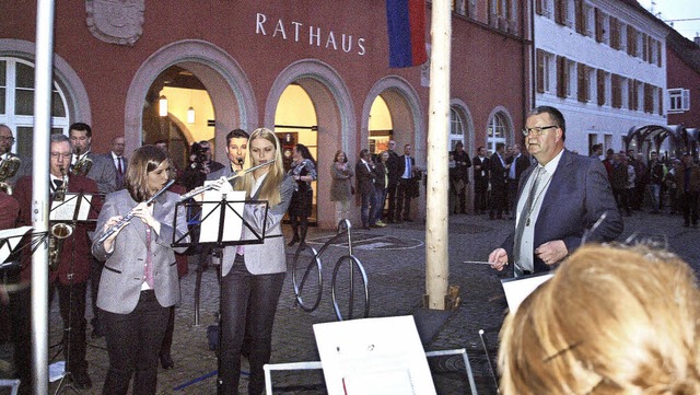 Matthias Guderjan gibt in Kenzingen weiterhin den kommunalpolitischen Takt vor.  | Foto: Michael Haberer