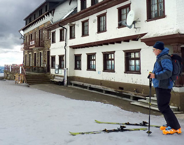 Das Belchenhaus gilt als hchstgelegen... und liegt auf Gemarkung Schnenberg.   | Foto: Sattelberger