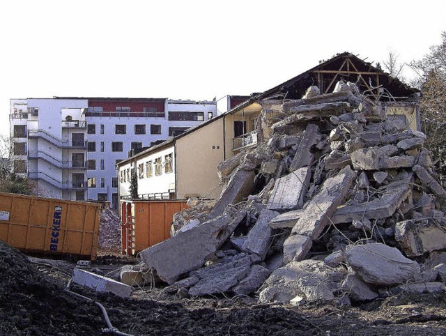 Neue Ausblicke ergeben sich derzeit vo...das Heiliggeiststift abgerissen wird.   | Foto: Hans Sigmund