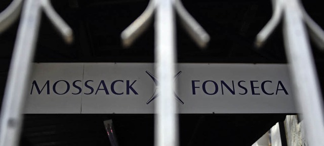 Firmenschild der Kanzlei Mossack Fonseca in Panama City   | Foto: AFP