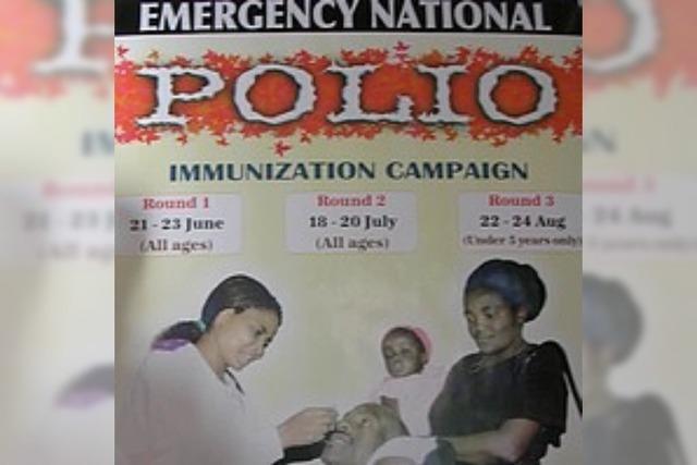 Auf der Suche nach den Polio-Tropfen