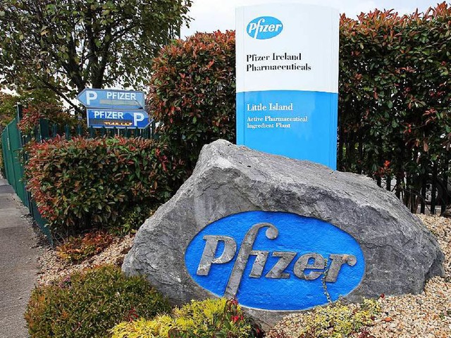 Einer der Pharmariesen: der US-Konzern Pfizer  | Foto: AFP