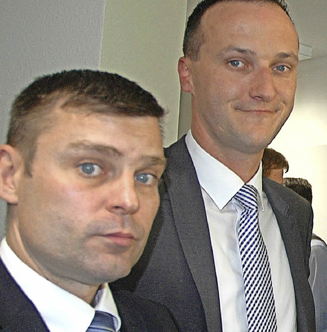 Torben Schallmaier (links) und Stefan Warm.   | Foto: C. Sahli