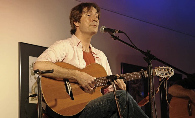 Liedermacher Jan Degenhardt bei einem seiner Auftritte   | Foto: Privat