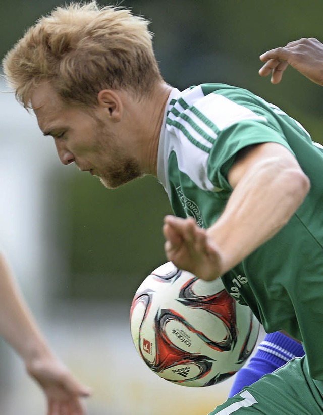 Wieder auf dem Feld fr den FC St. Georgen: Tobias Barth   | Foto: Seeger