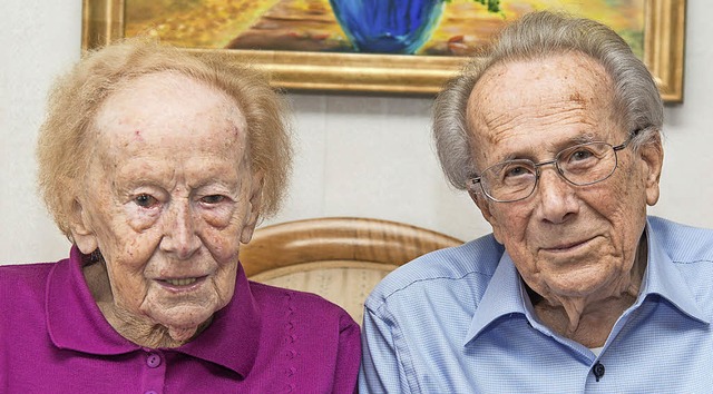 Irmgard und Wolfgang Heizmann   | Foto: Olaf Michel