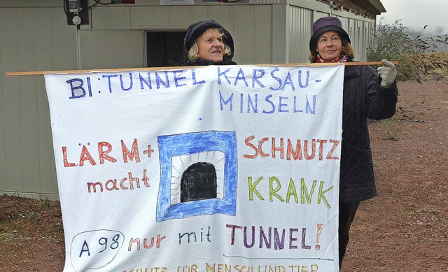 Weniger Fahrspuren, dafr mehr Tunnels...rinitiative  fr sinnvoll betrachtet.   | Foto: Ingrid Bhm-jacob