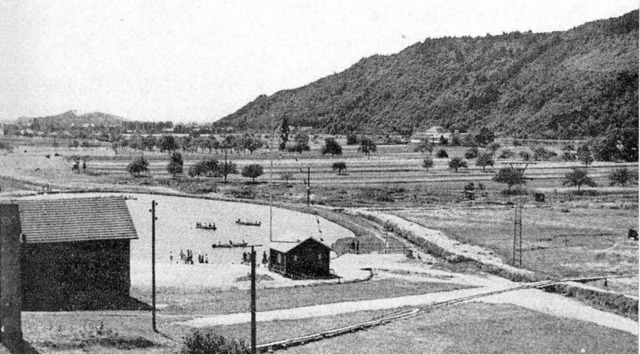 Der Stadtrainsee  um 1952 nach der ersten  Ausbaustufe.   | Foto: Erwin Viesel