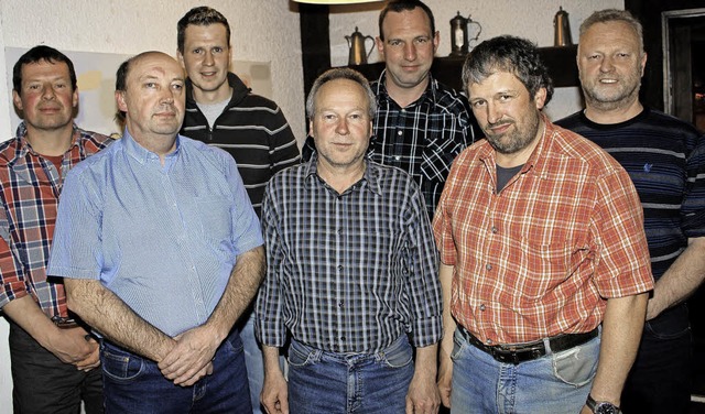 Der neue Vorstand der Waldwirtschaftsg...d, Gnther Vollmer und Rainer Eichin.   | Foto: Heiner Fabry