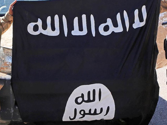 Die Flagge des IS.  | Foto: dpa