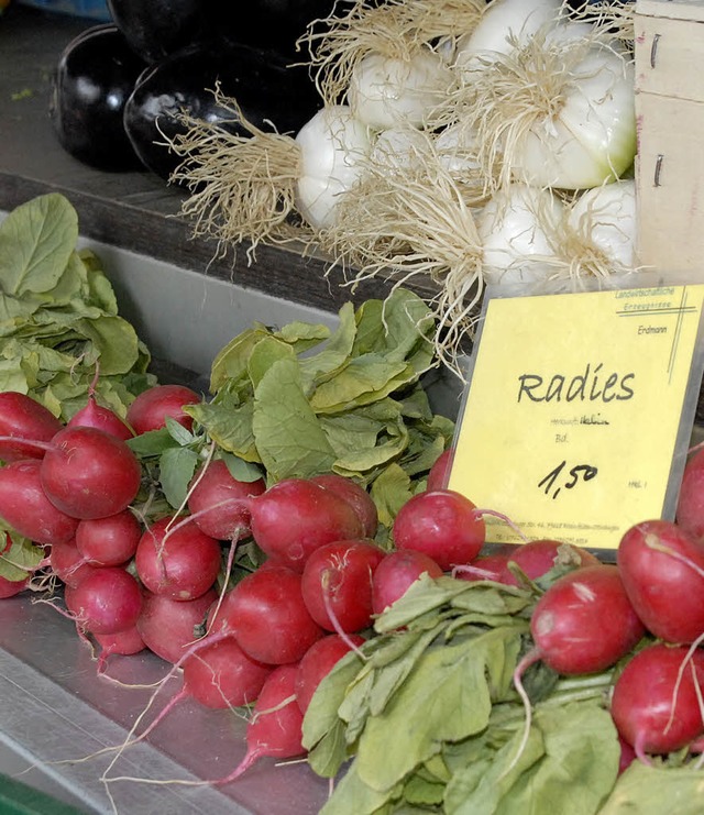 Saisonale Produkte und der Einkauf auf...eisten einen Beitrag zum Klimaschutz.   | Foto: Leony Stabla