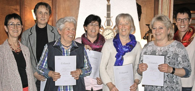 Ehrungen beim Landfrauenverein Faulenf...e  Vorsitzende Christa Helling-Mller   | Foto: Roswitha Klaiber
