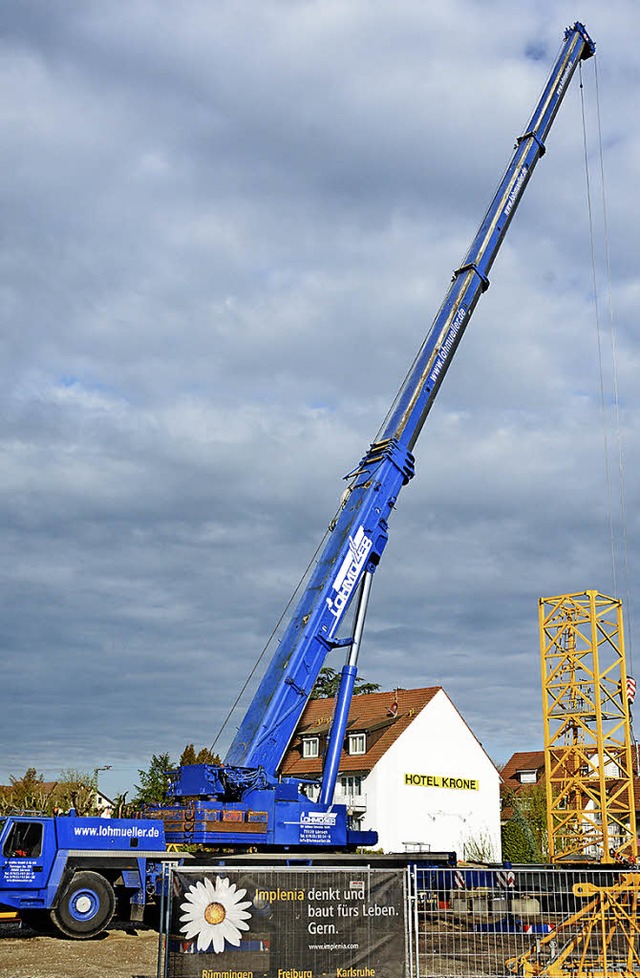 In der Haltinger Ortsmitte tut sich etwas.   | Foto: Lauber