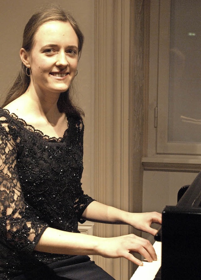 Ihr erstes Konzert als Preistrgerin d...n Haydn, Mendelssohn, Bartk und Liszt  | Foto: Karin Stckl-Steinebrunner