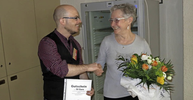 Seit ber 35 Jahren leitet Lore Ruf di...Servicestelle Seniorenarbeit  Blumen.   | Foto: Privat