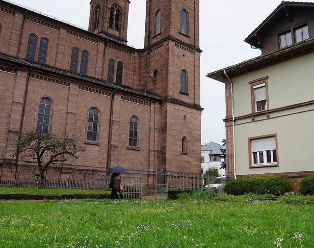 stlich von St. Peter und Paul, im ehe...e kleine Pflanzbeete angelegt werden.   | Foto: Klaus Schweizer