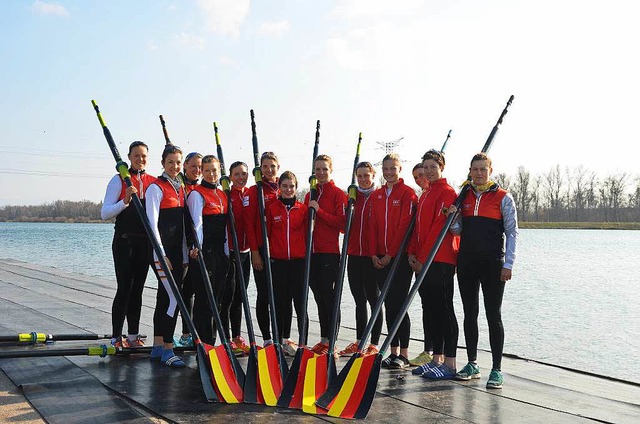 Die deutsche Damen-Rudernationalmannsc... den Olympischen Sommerspielen in Rio.  | Foto: Joshua Kocher