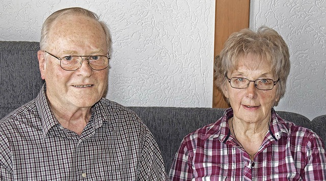 Seit 50 Jahren ein Ehepaar: Klaus und Christel Klingele   | Foto: ulrike Jger