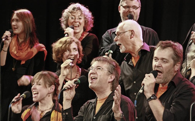 Der Gospel-Chor &#8222;Voices of Joy&#8220; singt  am Samstag in Steinen.   | Foto: ZVG