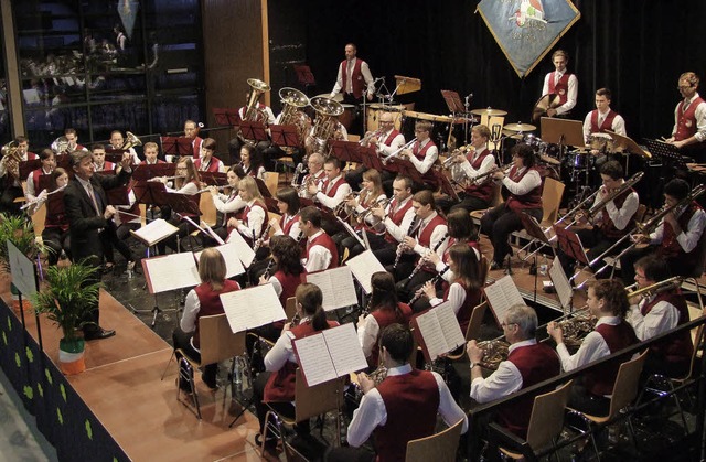 Der Musikverein gab ein festliches Frhjahrskonzert.  | Foto: Musikverein