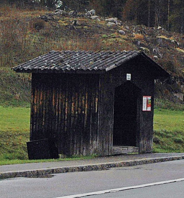 Das Huschen bei der Tankstelle Saaler in Herrischried wird bald ersetzt.  | Foto: Christiane Sahli