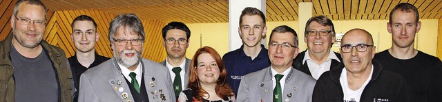 Der neue Schtzen-Vorstand mit Jochen ..., Michele Martorana und Gernot Mickel   | Foto: zvg