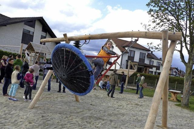 Spielgerte sind eingeweiht