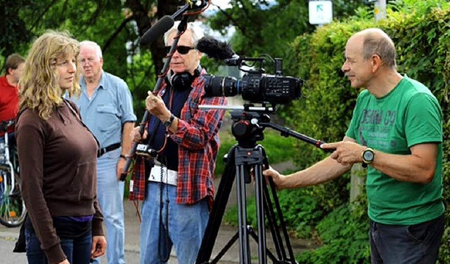 Dreharbeiten beim Film- und Videoclub im Herbst 2014   | Foto: Archiv: Verein