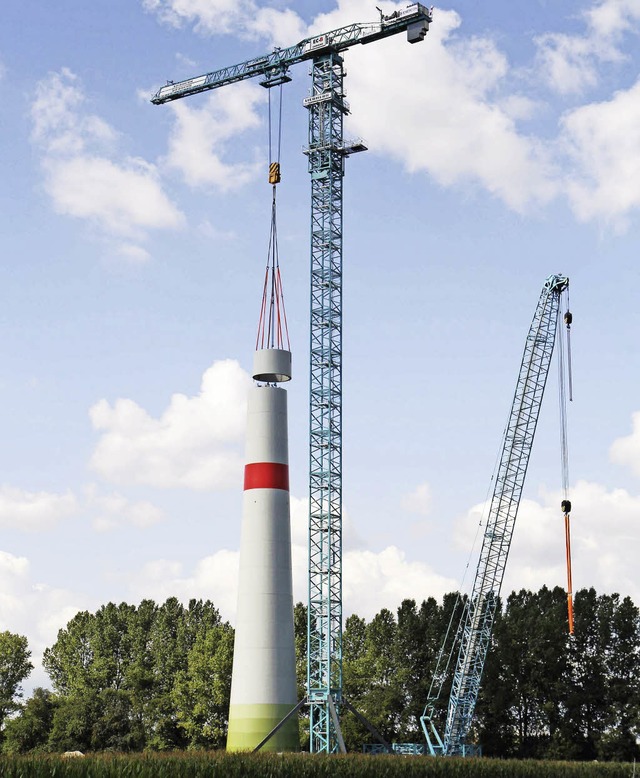 Ein  Turmdrehkran der Firma Enercon.    | Foto: ENERCON GmbH