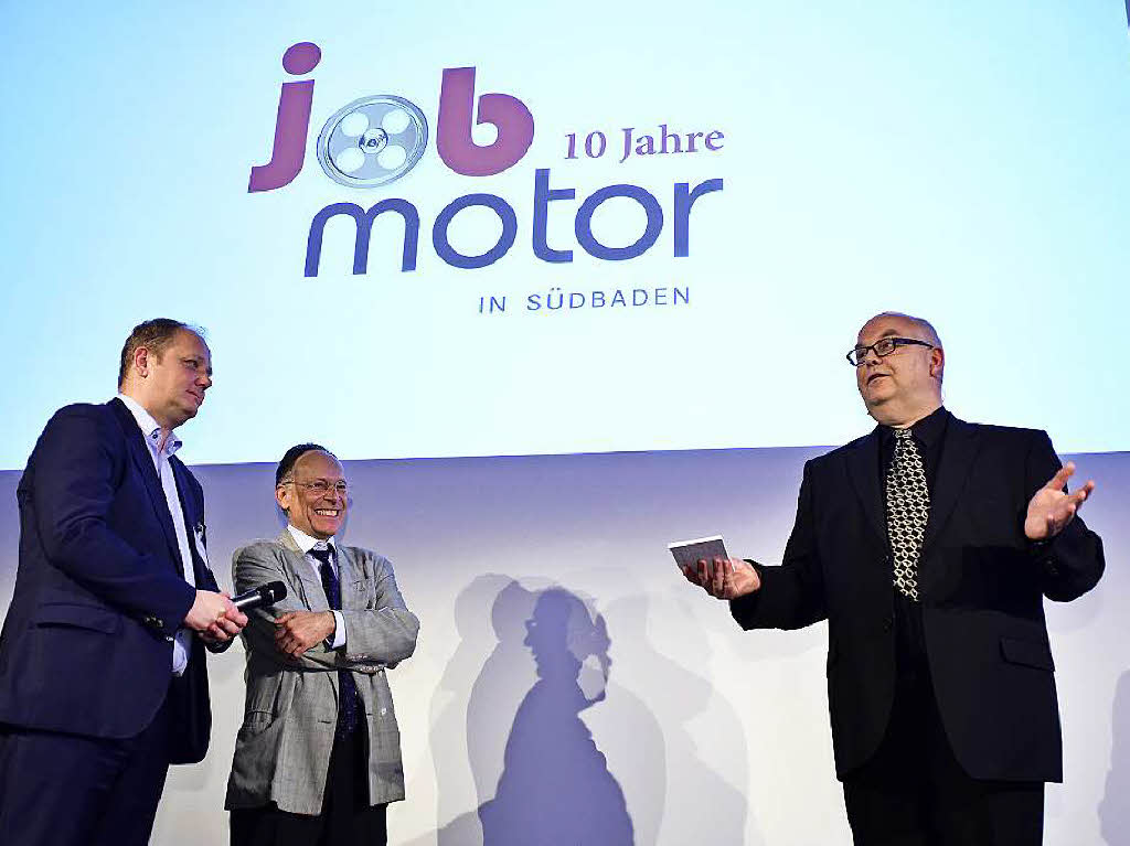 Sie haben den Jobmotor auf den Weg gebracht (von links): Bernd de Wall, Jrg Buteweg und Achim Eickhoff