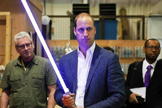 William und Harry vor Karriere als Jedi-Ritter