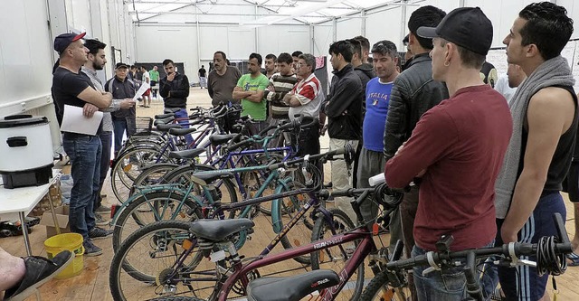 Fahrrder verbessern die Mobilitt der Flchtlinge.  | Foto: Reinhard Oesterle
