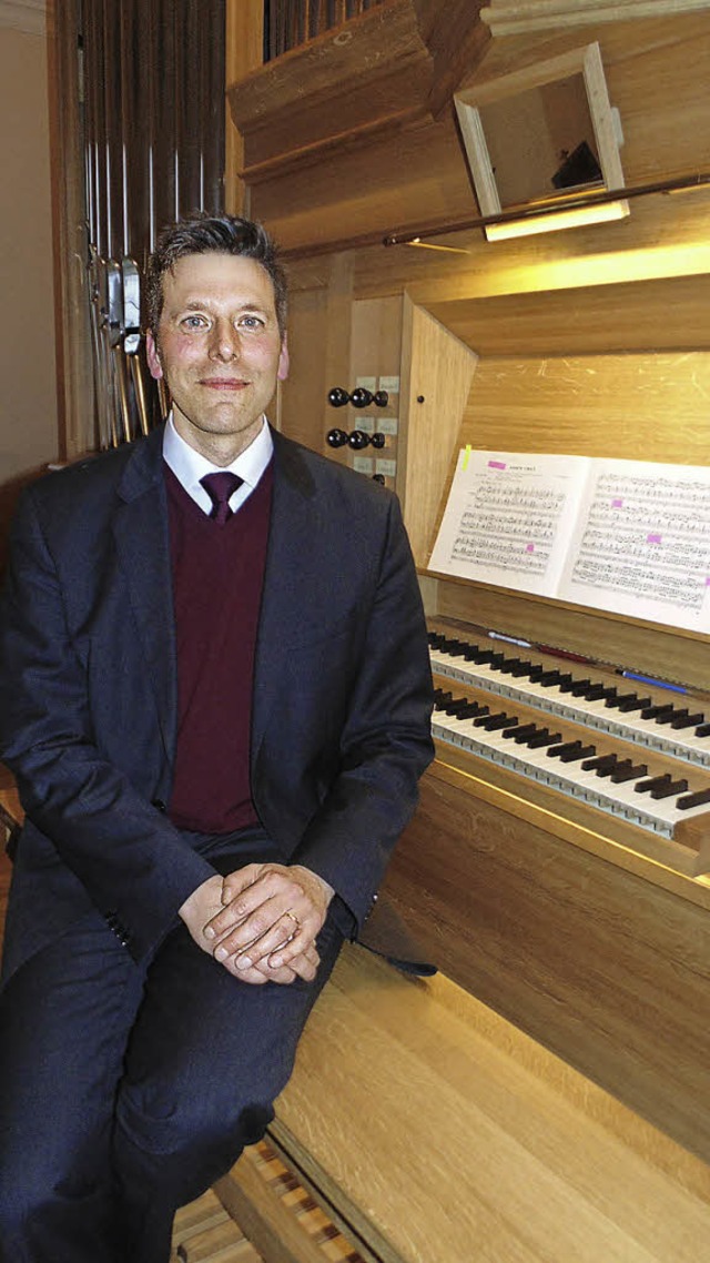 Christoph Bogon gab  das erste Konzert der  neuen Orgelmusikreihe in Hnner.   | Foto: Gottstein
