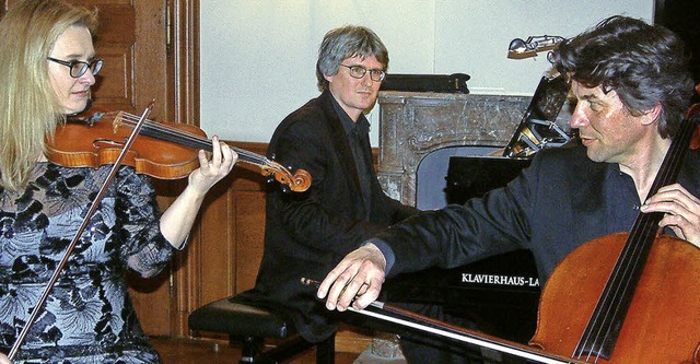 Angela Golubeva, Martin Lucas Staub und  Sbastien Singer   | Foto: R. Frey