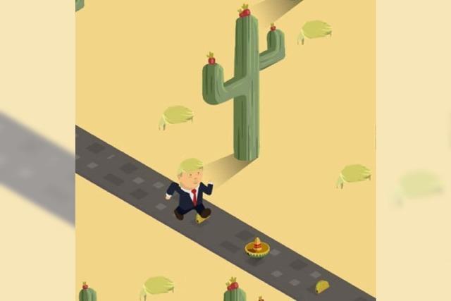 fudders App-Check: Hilf Donald Trump bei seiner Flucht aus Mexiko!