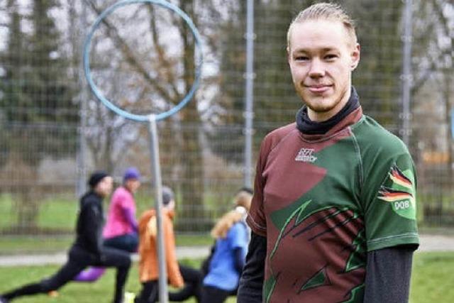 Dieser Mann ist Kapitn der deutschen Nationalmannschaft - im Quidditch