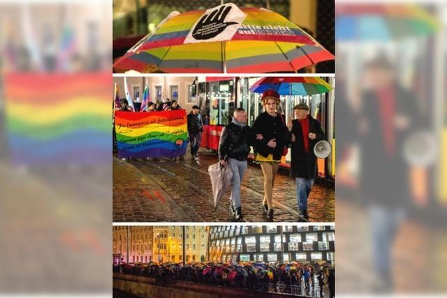 800 Freiburger demonstrieren gegen Homophobie