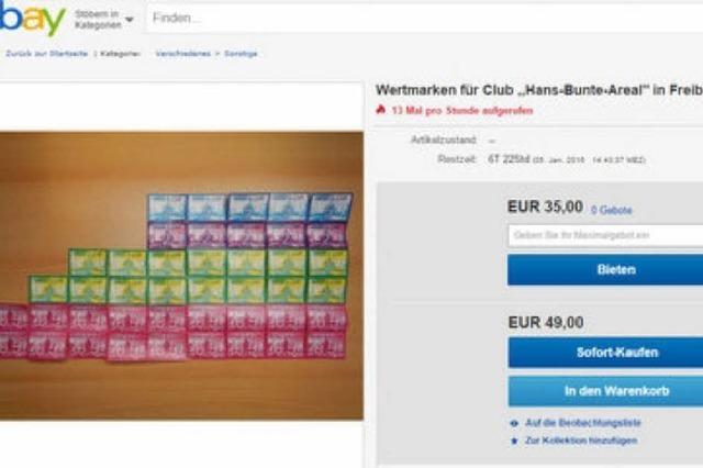 Auf Ebay versteigert jemand 