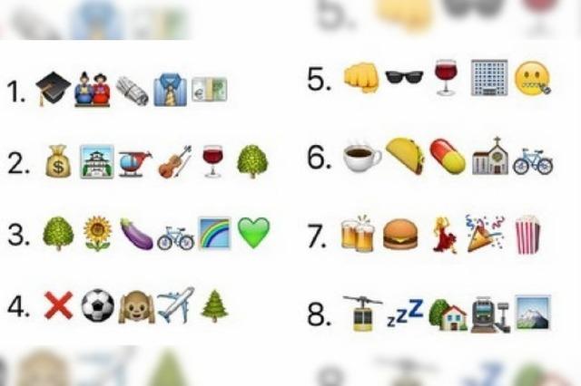 Emoji-Rätsel: Erkennst Du die Freiburger Stadtteile?