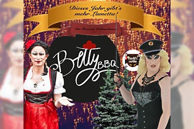 Verlosung: Freikarten für die Travestie-Weihnachtstour mit Betty BBQ und Dita Whip