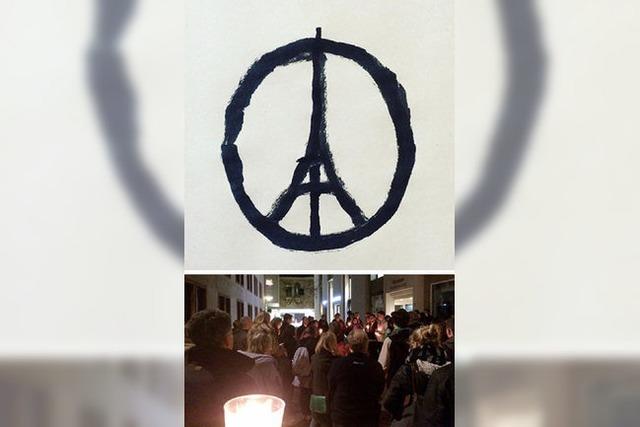 Mahnwache: Freiburg gedenkt der Opfer der Terror-Anschlge von Paris