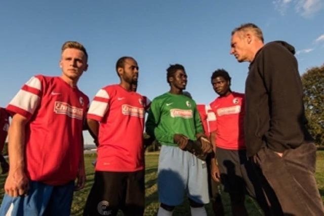 Beim Pokalspiel des SC Freiburg heute Abend kannst Du Dein Becherpfand fr Flchtlinge spenden