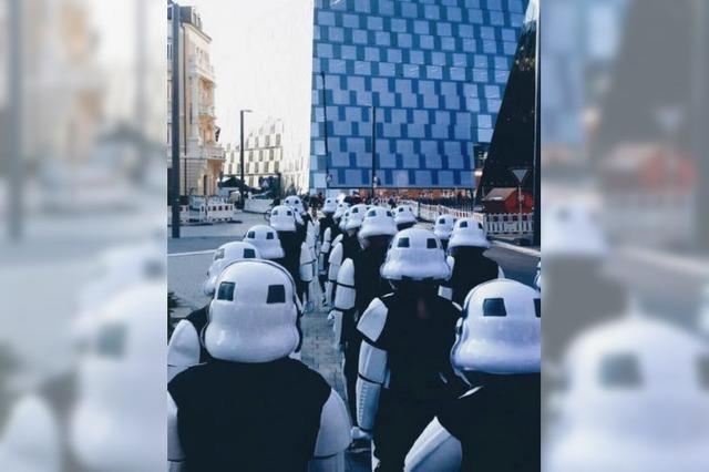 Na endlich: Stormtroopers entern den Freiburger Todesstern