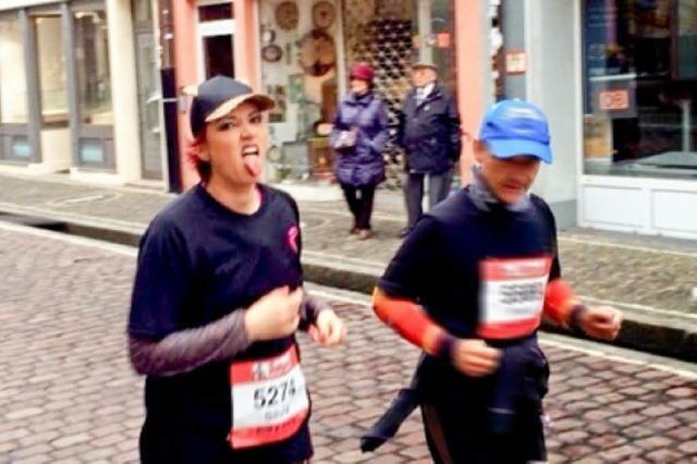 So hat Krebspatientin Silvia Hiller den Freiburg-Marathon erlebt