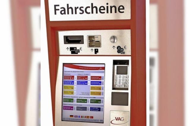 Endlich: Die VAG testet neue Automaten in den Trams