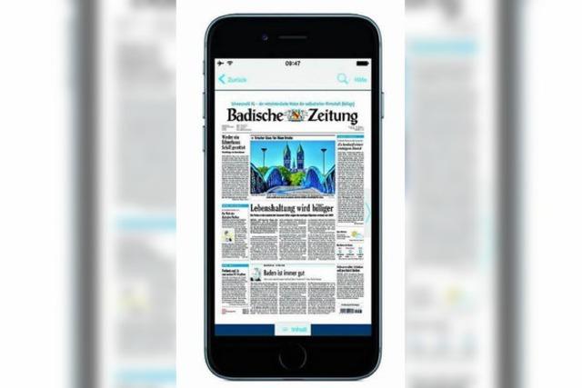 Badische Zeitung startet neue BZ-App für iPhone und iPad