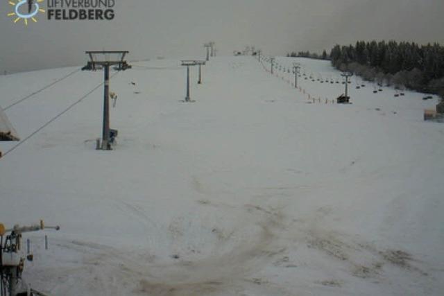 Ab Samstag luft der erste Skilift auf dem Feldberg