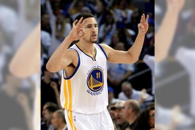 Klay Thompson wirft 37 Punkte in einem Viertel - und sich selbst zur NBA-Legende